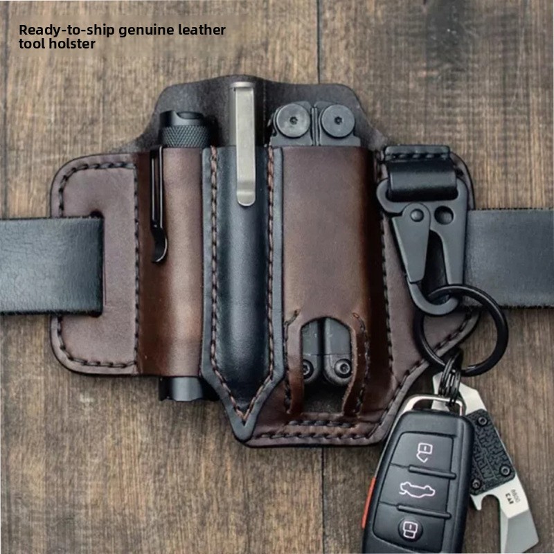 Edc Carry Fanny Pack - Bolsa de Ferramentas EDC em Couro,