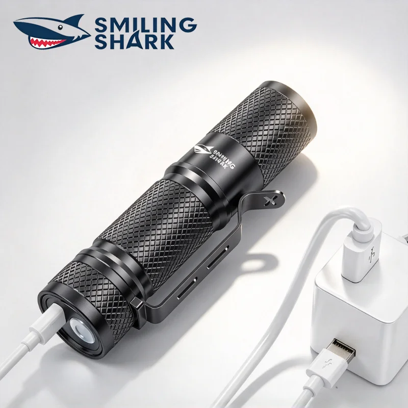 Edc Carry Clip - Lanterna LED Mini Ultra Potente SMILING
