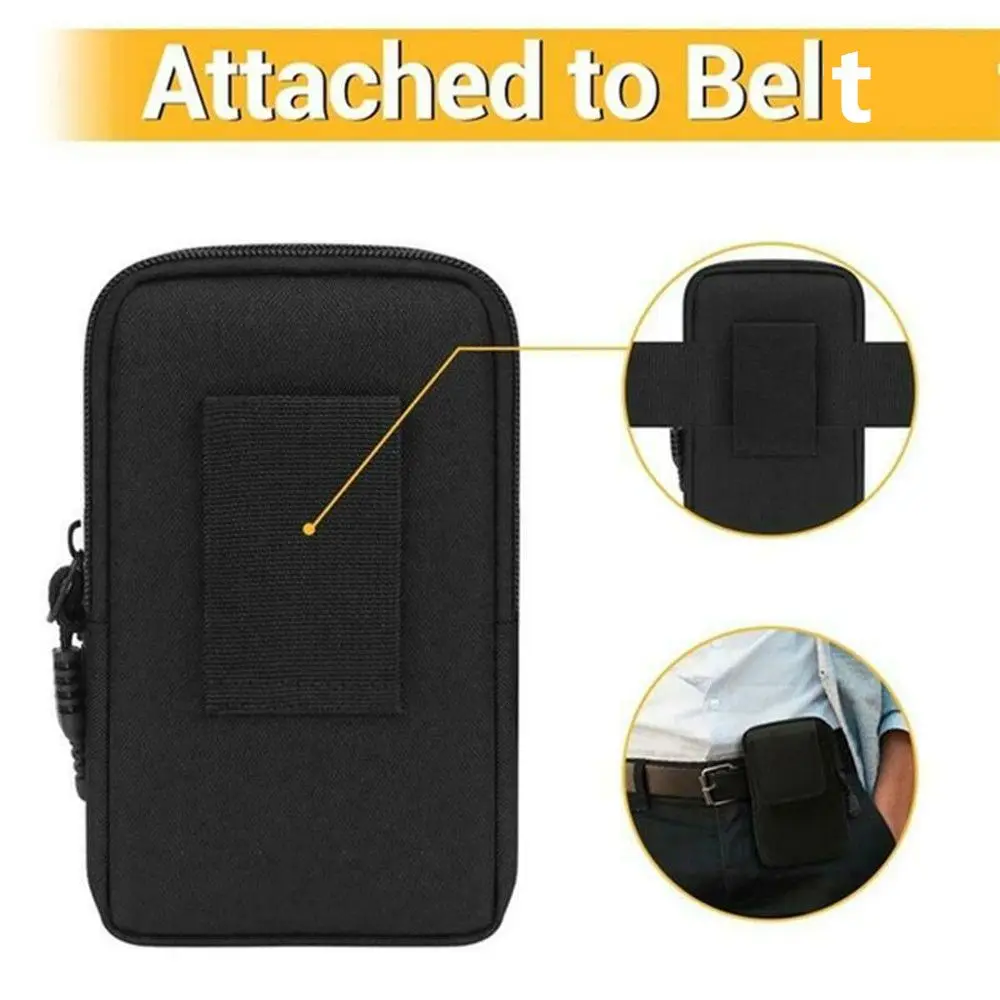 Cinto tático MOLLE para homens - Edc Carry Fanny Pack avaliação e preço